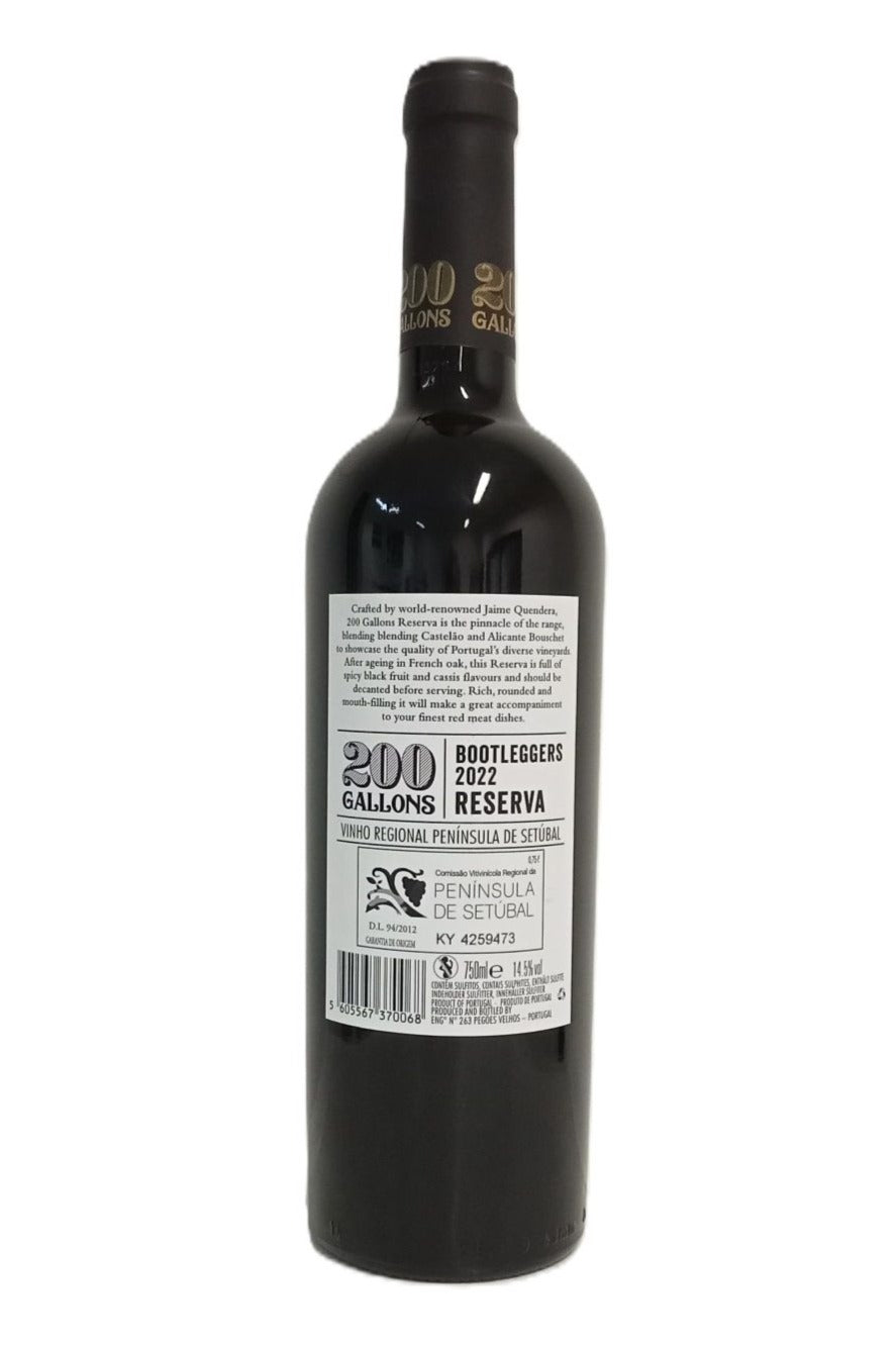 Contra-rótulo 200 Gallons Red Blend 2022