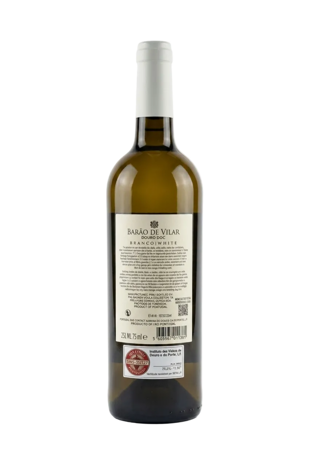 Rótulo Barão de Vilar Branco 2024 — Douro DOC, vinho branco fresco e versátil
