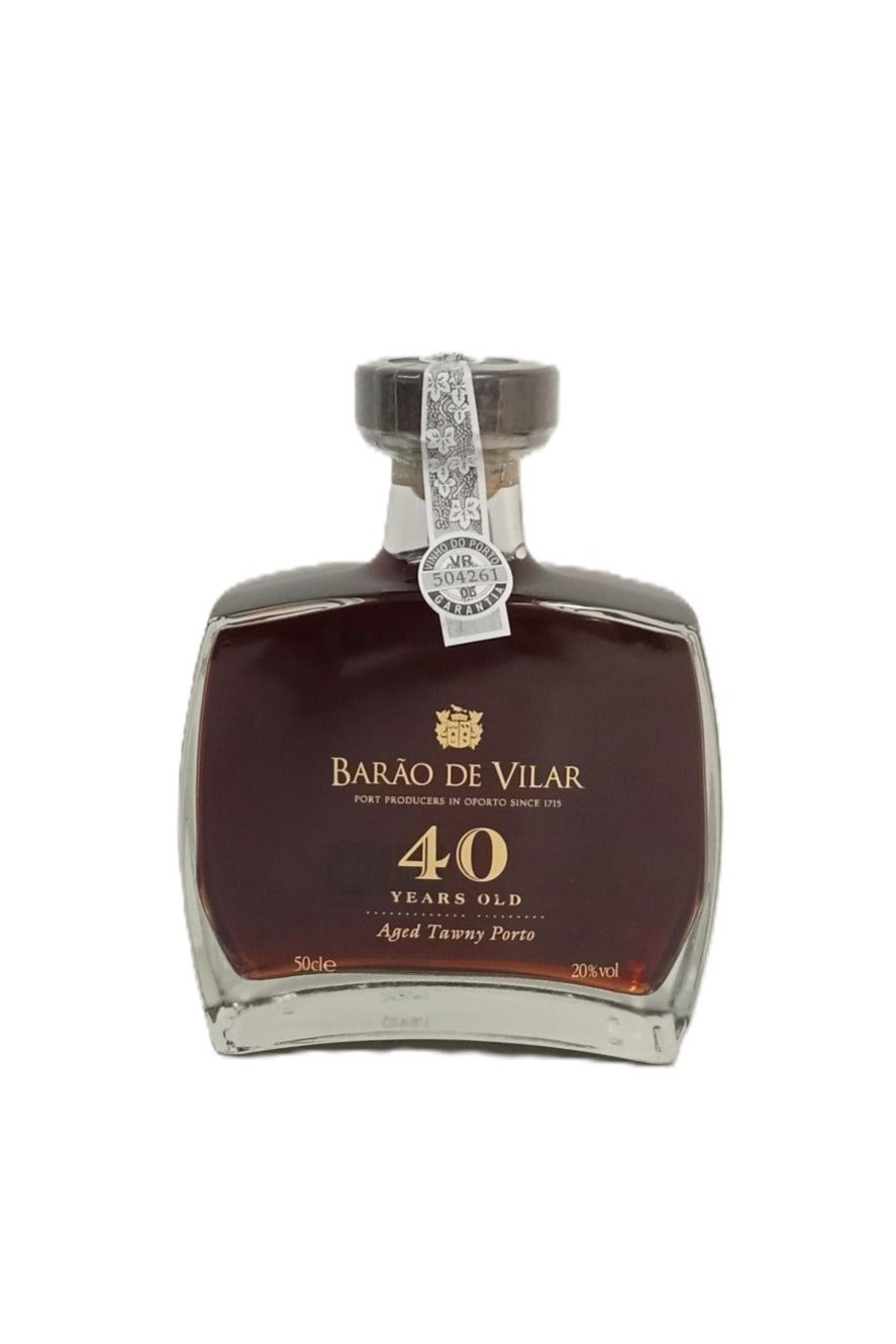 Garrafa de Vinho do Porto Barão de Vilar 40 Anos Tawny 75cl
