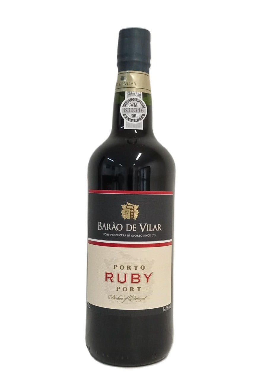 Garrafa Porto Ruby Barão de Vilar 75cl jovem frutado
