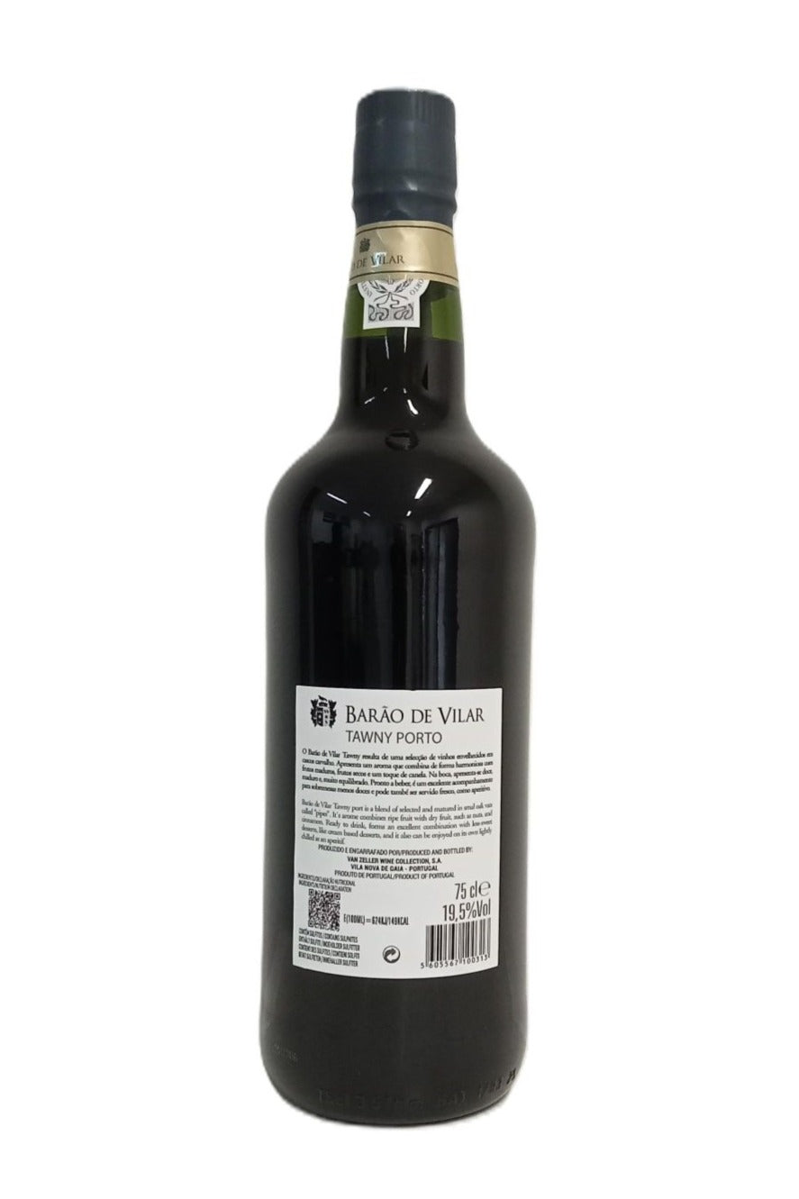 Contra-rótulo Porto Tawny Barão de Vilar
