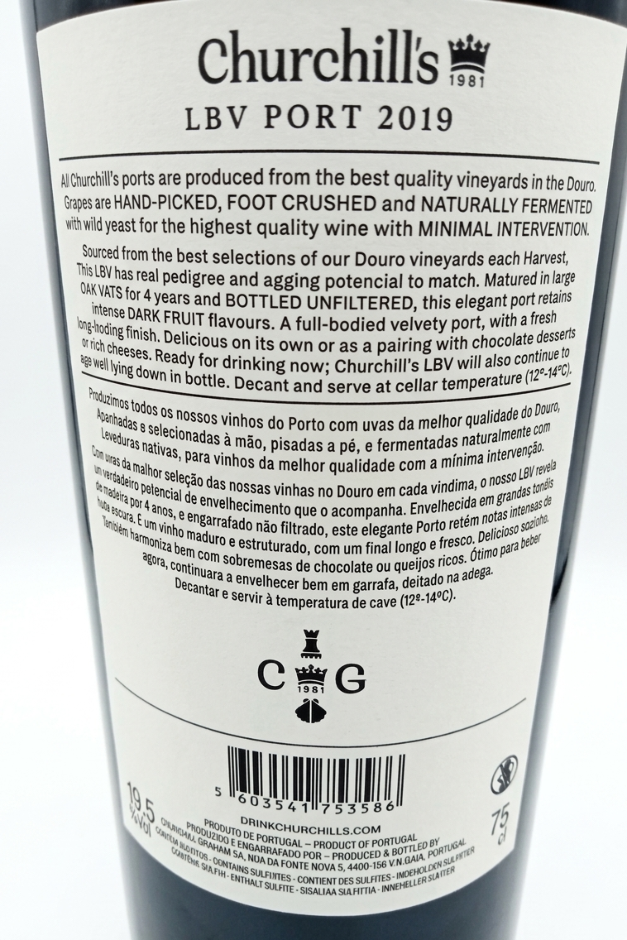 Churchills LBV Port 2019