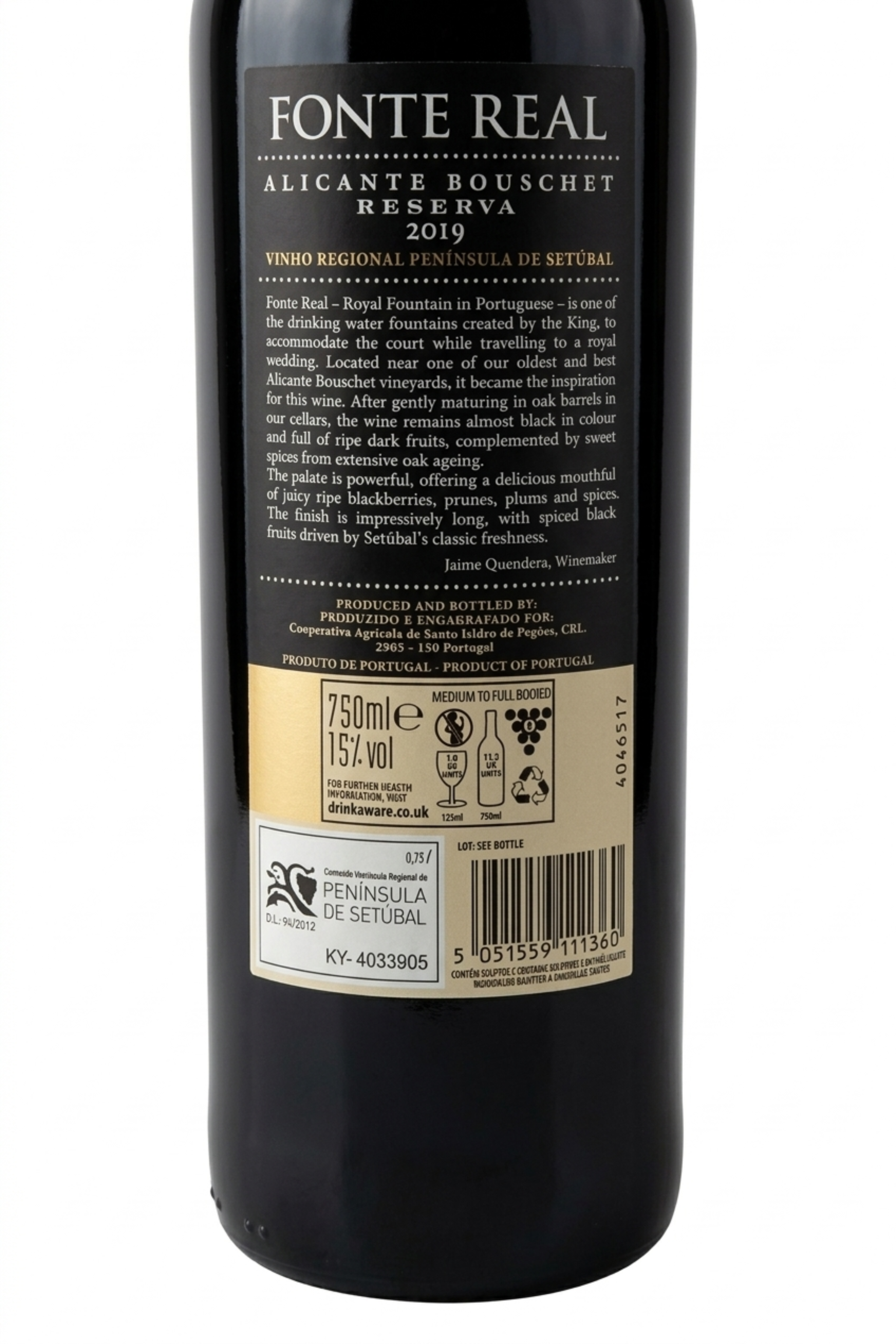 Fonte Real Alicante Bouschet Reserva 2021