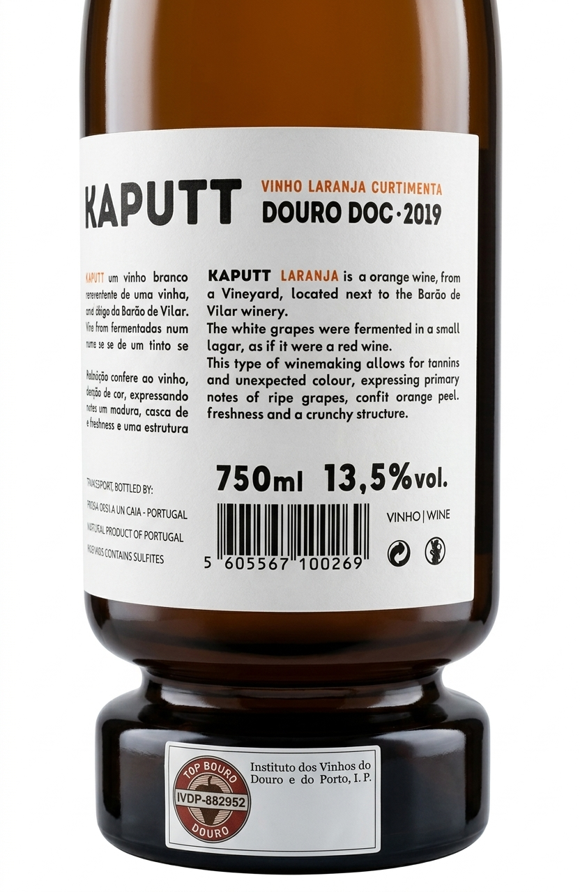 Kaputt Curtimenta Vinho Laranja 2019
