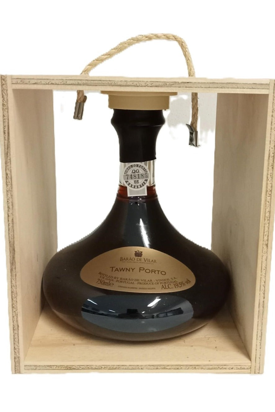 Detalhe Decanter Porto Tawny Barão de Vilar
