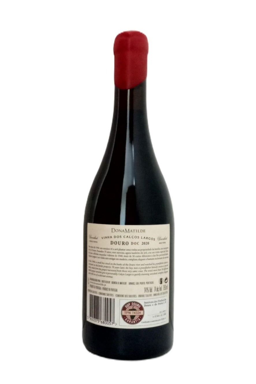 Contra-rótulo Dona Matilde 2020 vinha única
