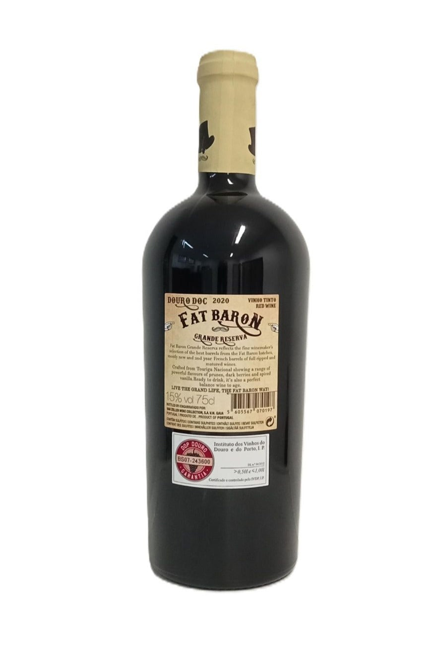 Contra-rótulo Fat Baron Grande Reserva 2020
