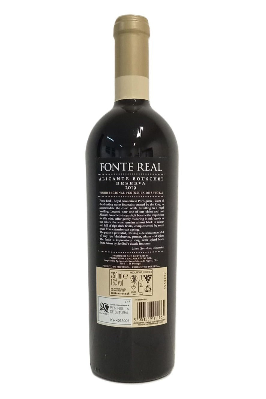 Contra-rótulo Fonte Real Reserva 2019
