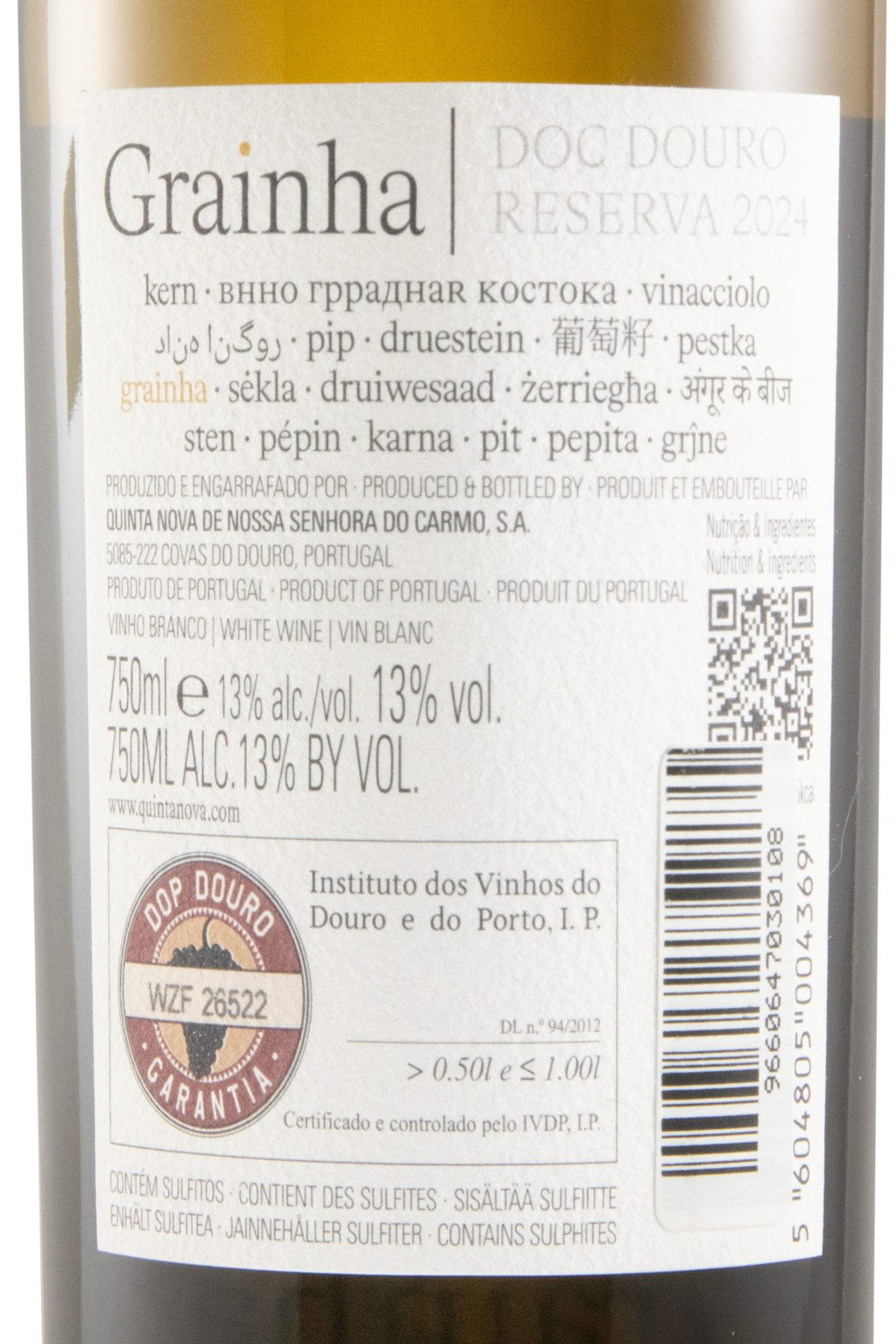 Grainha Reserva Branco 2024