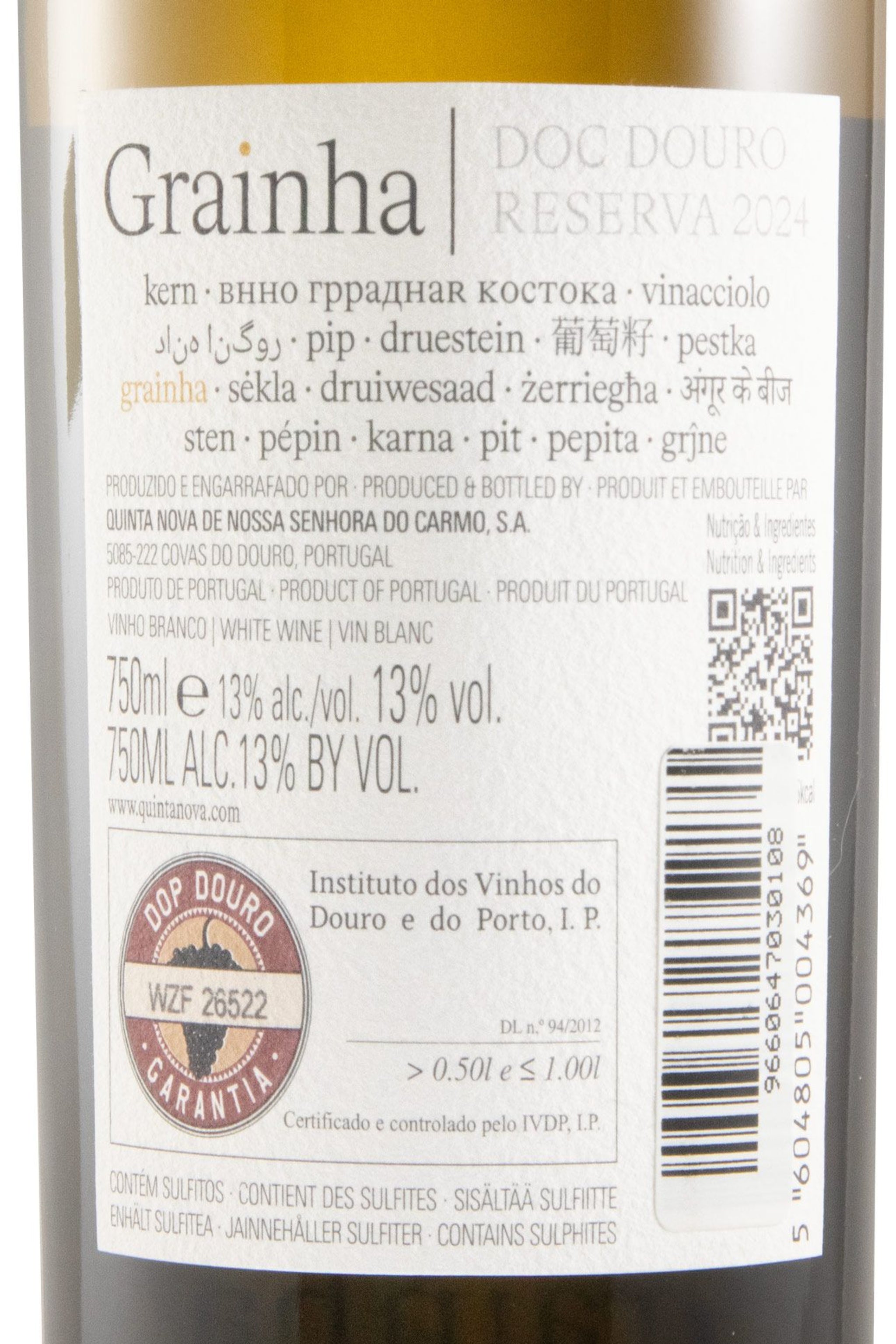 Grainha Reserva Branco 2024
