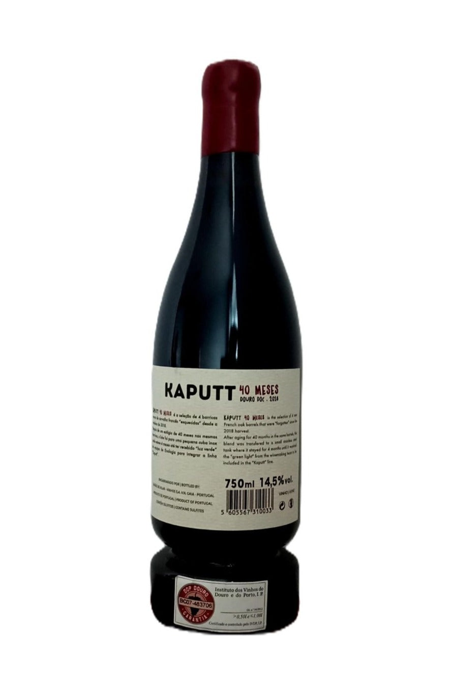 Contra-rótulo Kaputt 40 Meses 2018 barrica francesa
