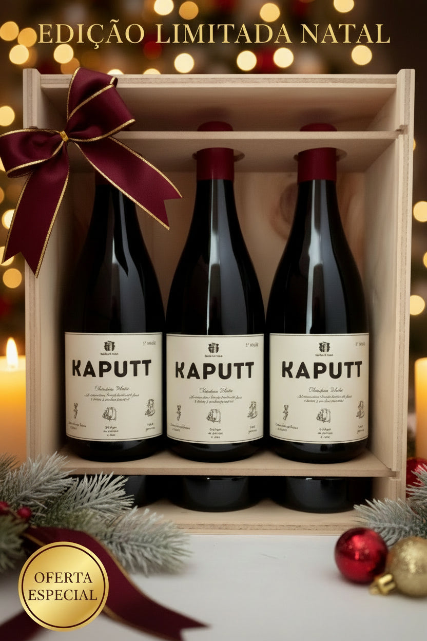 Pack 3 garrafas Kaputt 40 Meses Douro DOC Álvaro van Zeller
