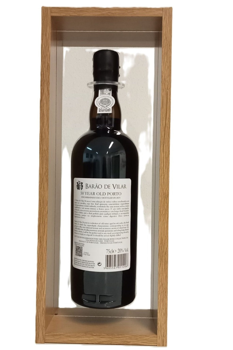 "Barão de Vilar Porto Tawny 50 Anos - Vinho do Porto envelhecido raro e premium"