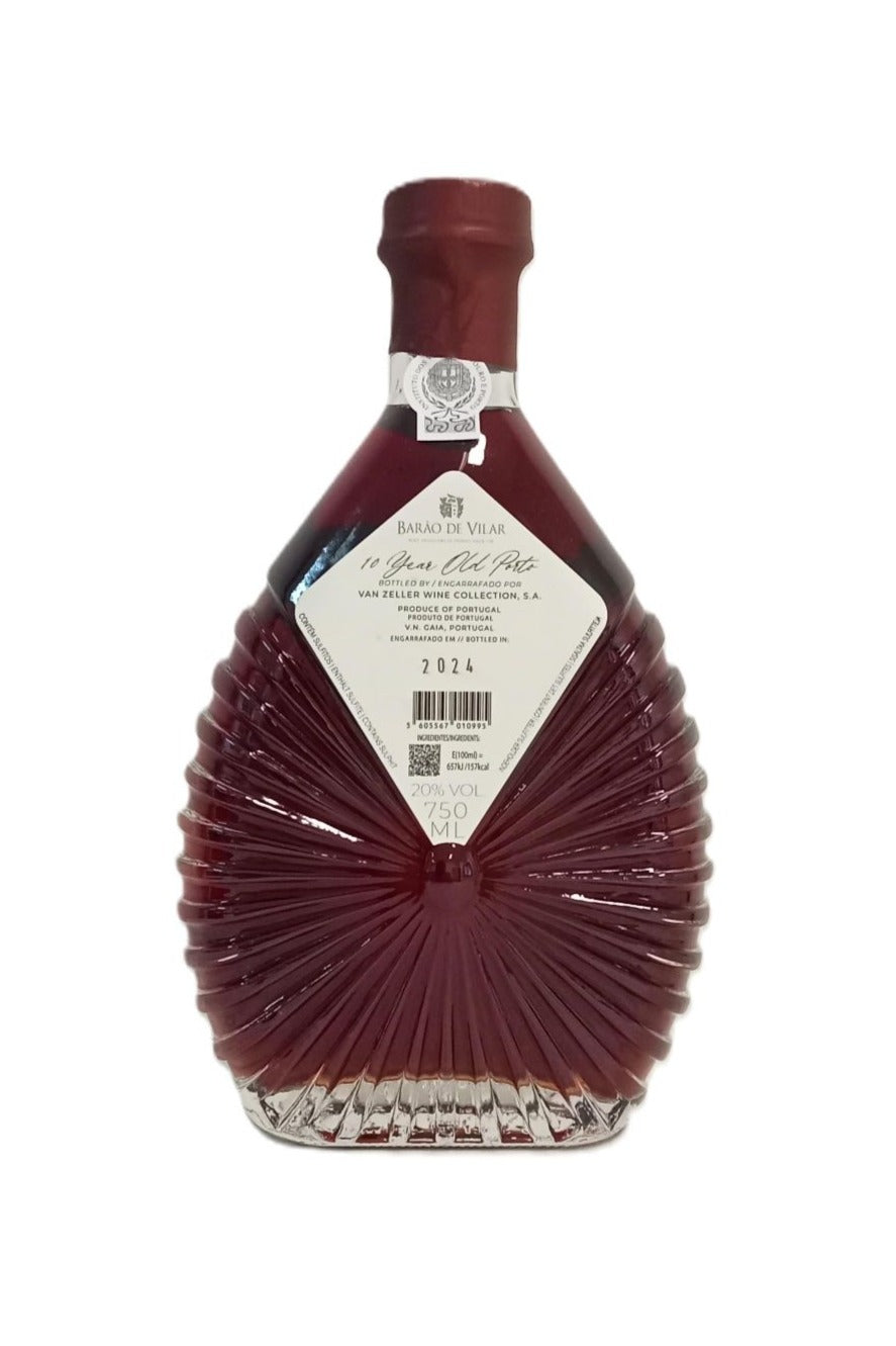 Contra-rótulo Porto Tawny 10 Anos Barão de Vilar
