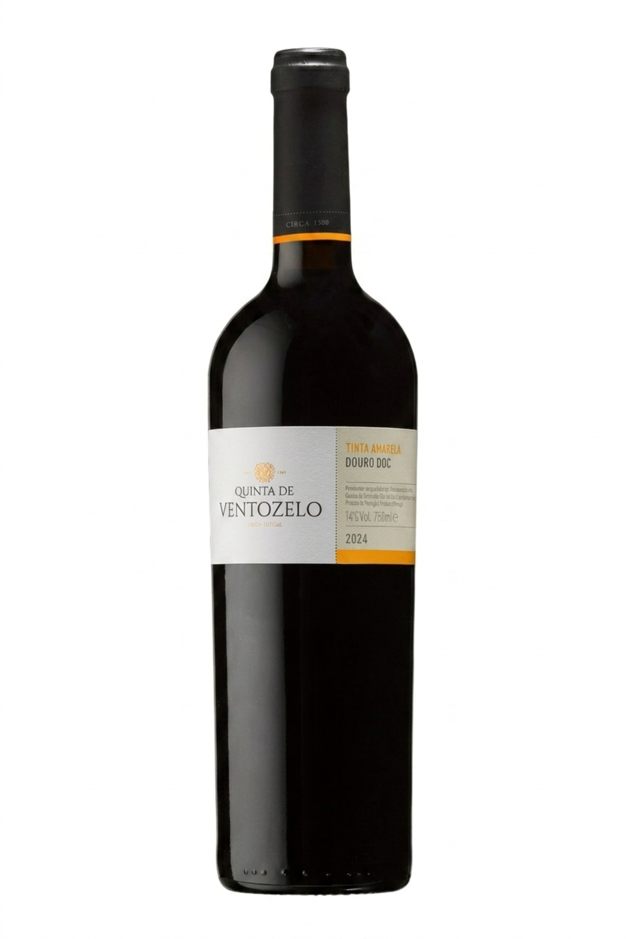 Quinta de Ventozelo Tinta Amarela Tinto 2024 — DOC Douro, vinho tinto de cor rubi intensa com notas de fruta vermelha e nuances vegetais frescas
