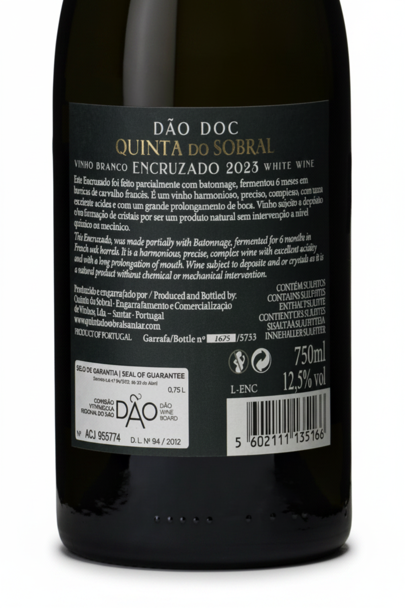 Quinta do Sobral Santar Encruzado Branco 2024