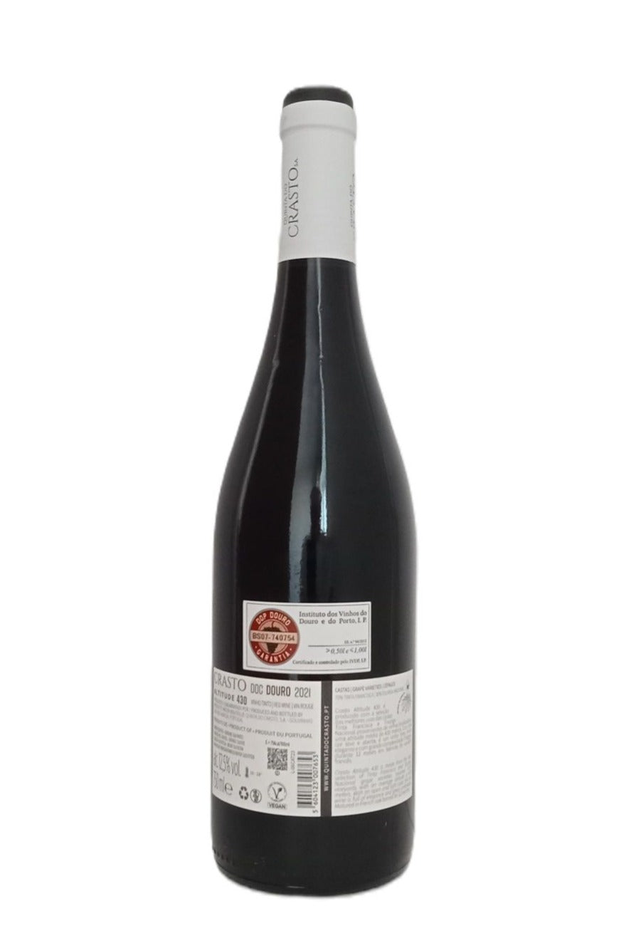 Contra-rótulo Crasto Altitude 430 2021 terroir altitude
