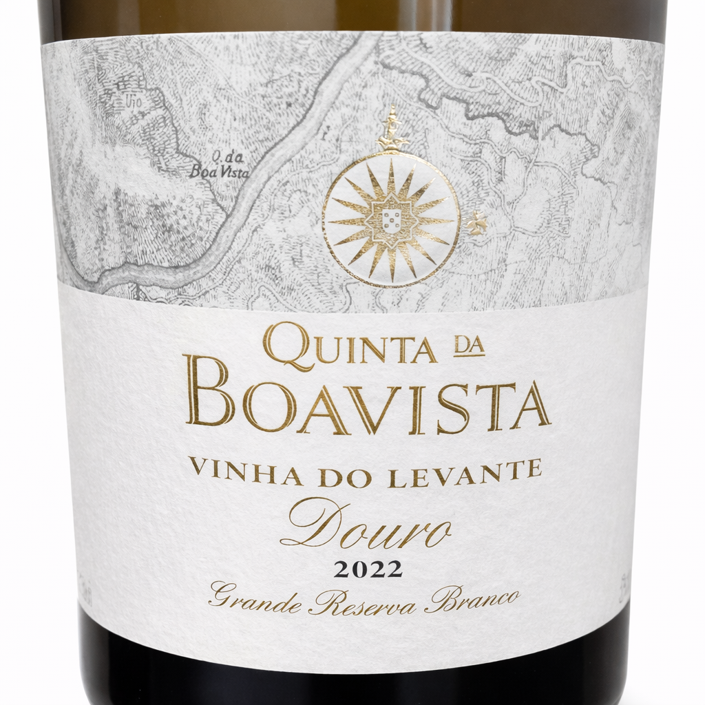 "Rótulo do Quinta da Boavista Vinha do Levante Grande Reserva Branco 2022, Douro DOC"