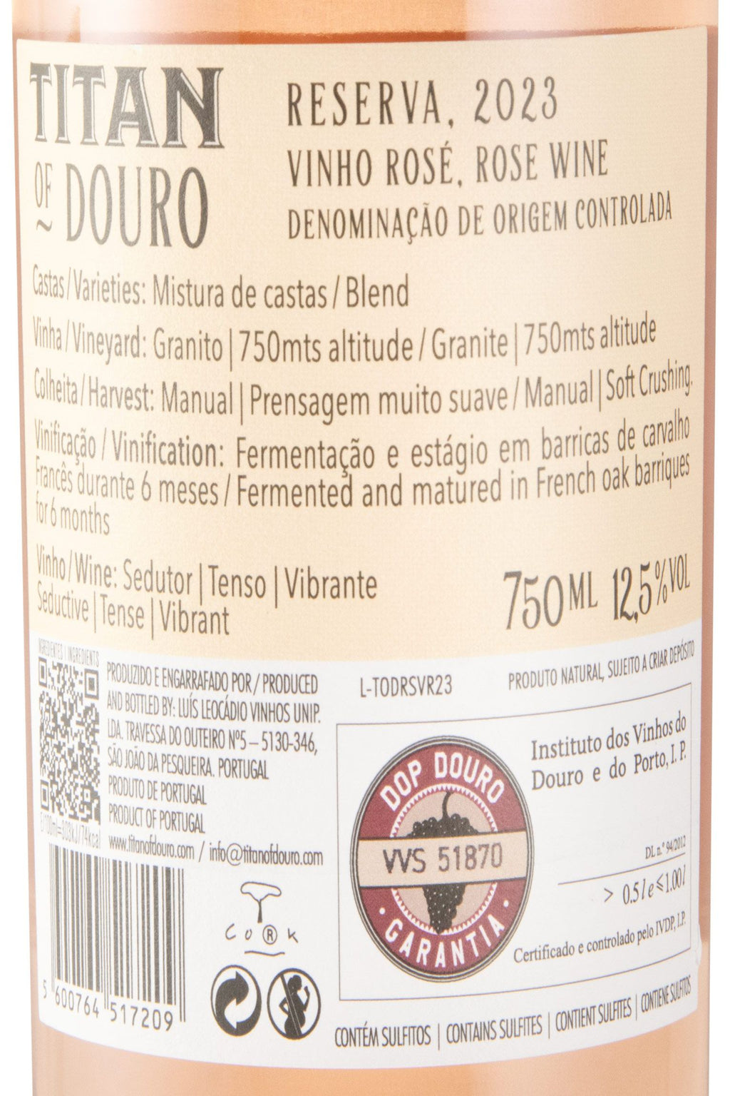 Titan of Douro Reserva Rosé 2023