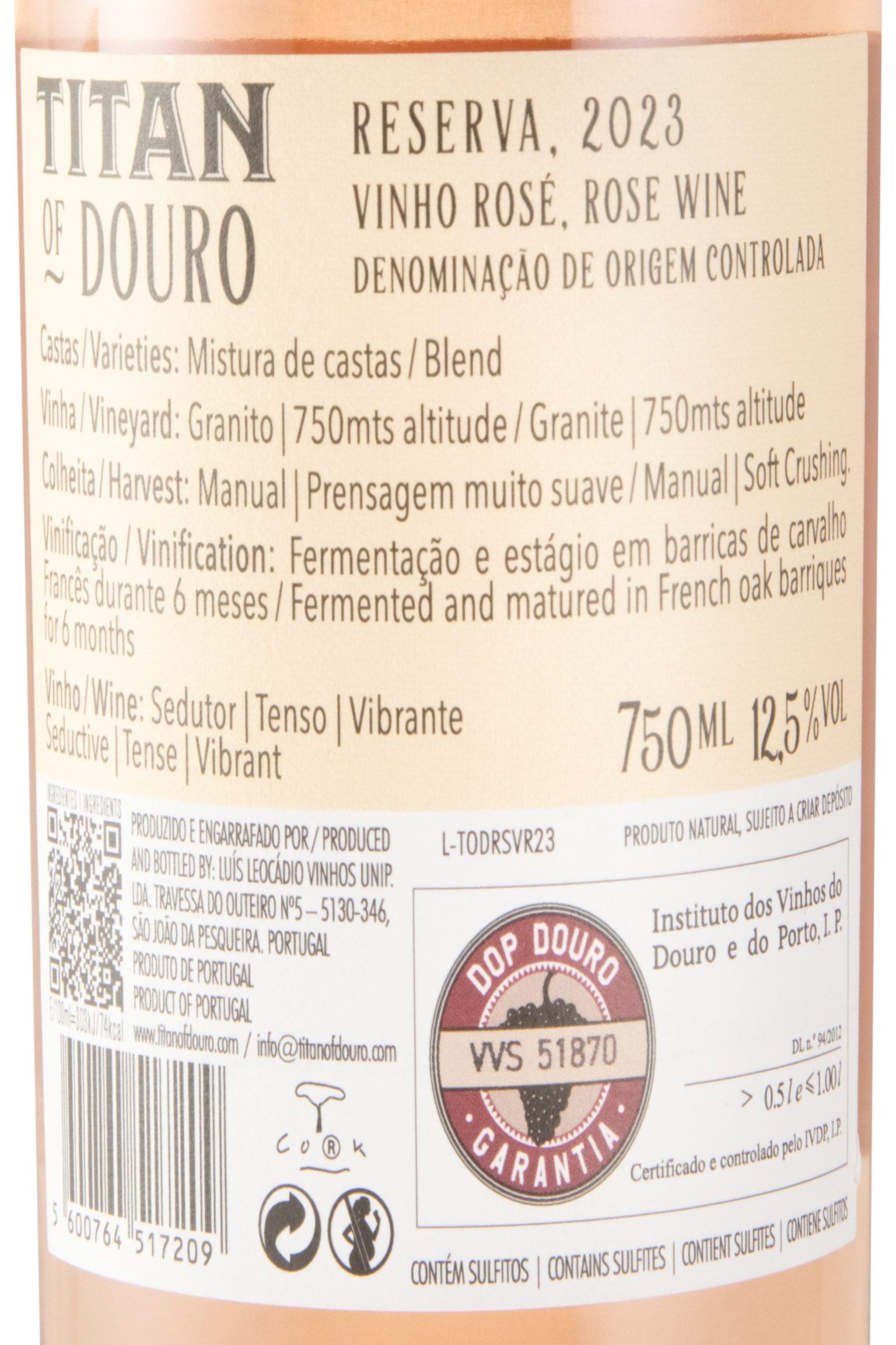 Titan of Douro Reserva Rosé 2023