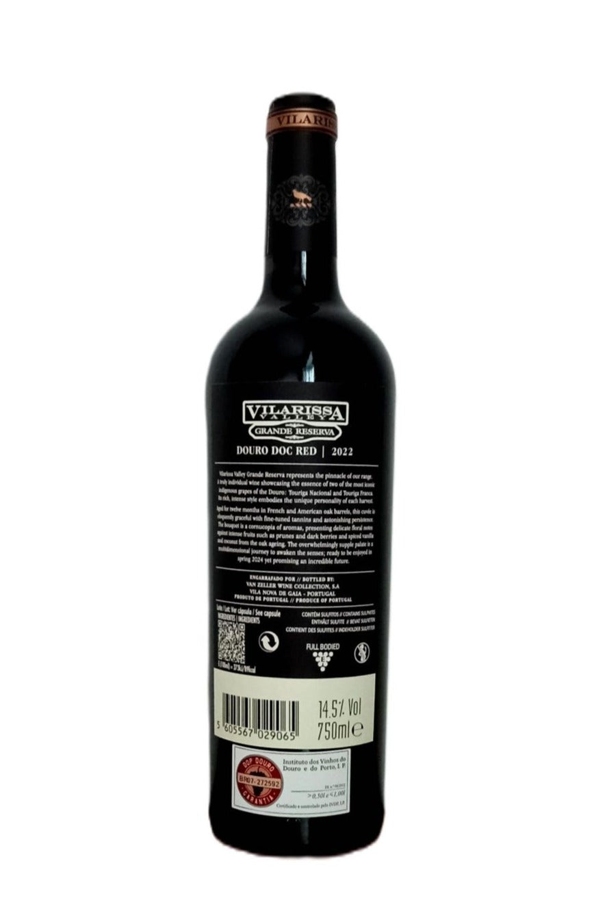 Contra-rótulo Vilarissa Valley Grande Reserva 2022

