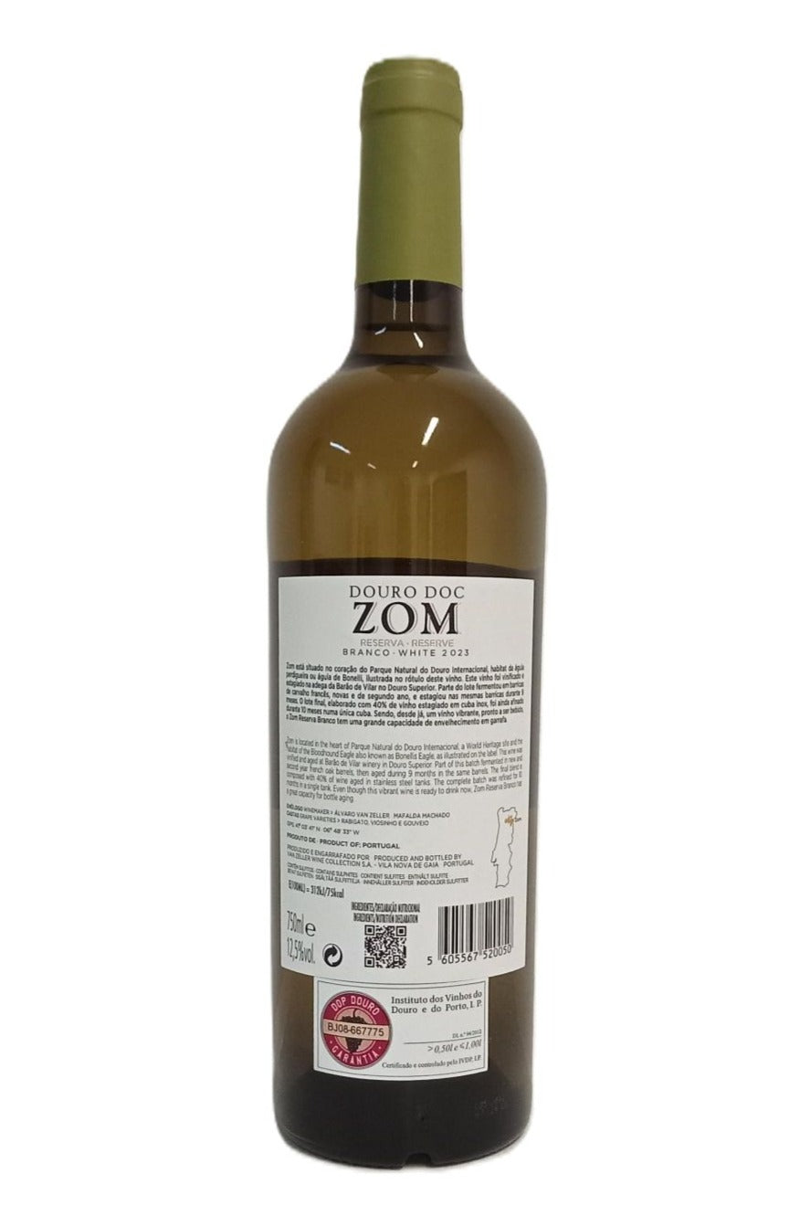 Contra-rótulo ZOM Reserva Branco 2023
