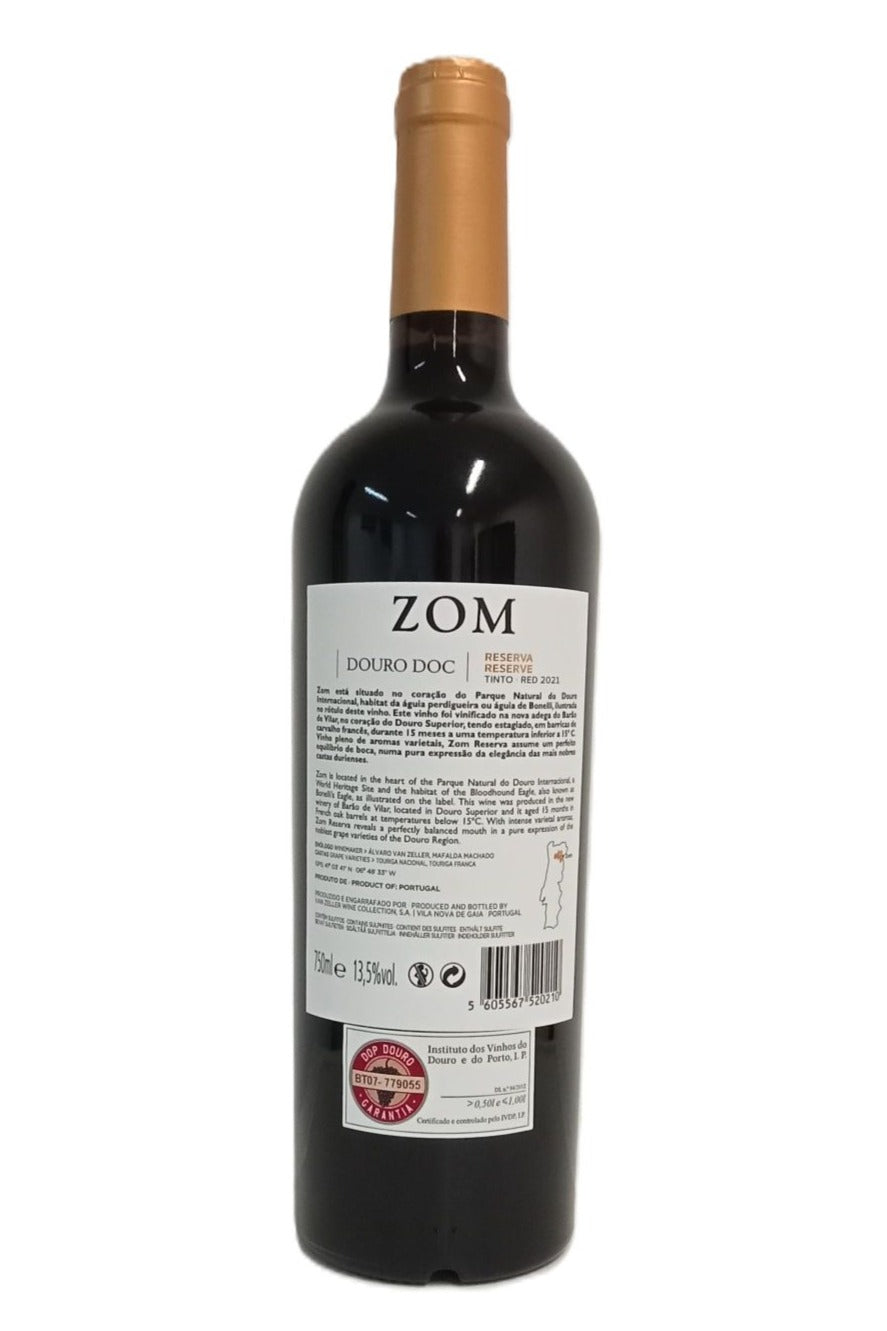 Contra-rótulo ZOM Reserva Tinto 2021
